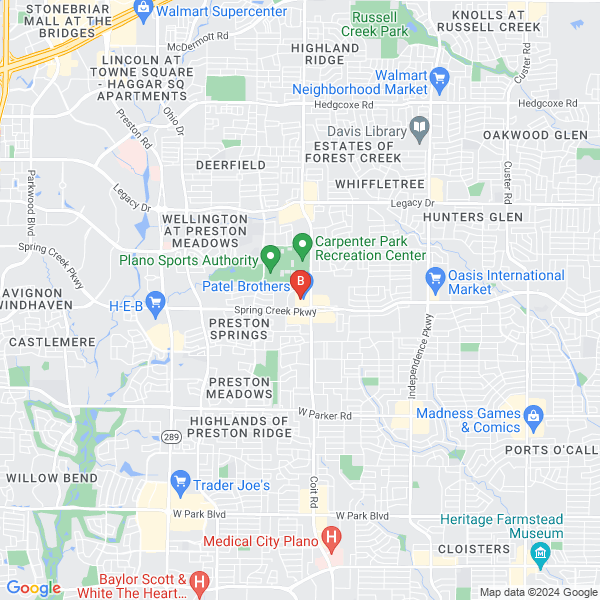 Plano Towing Service location map: 6205 Coit Rd, Plano, TX 75024, Plano, TX