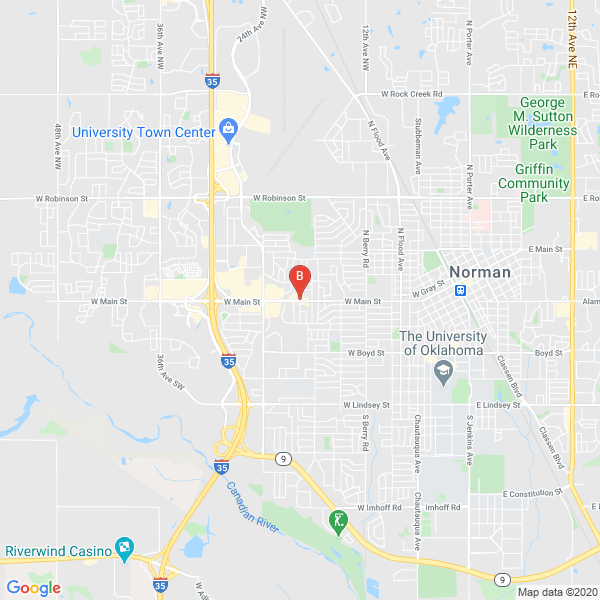 Balance.Yoga.Barre Norman location map: 2001 W Main St, Norman, OK 73069, USA, Norman, Oklahoma